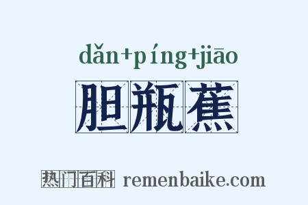 胆瓶蕉是什么意思的图片